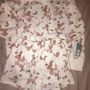 Altar’d State Cow Print Lounge Set